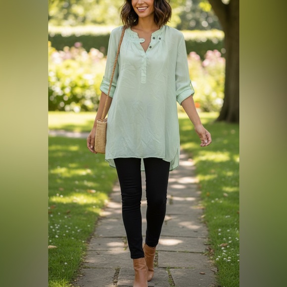 Johnny Was Tops - Pete & Greta by Johnny Was "Sajah" Silk Blouse